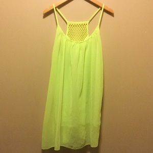 Neon Bathing Suit Cover